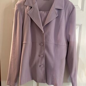 Lavender Women's Jacket. Includes matching skirt.
